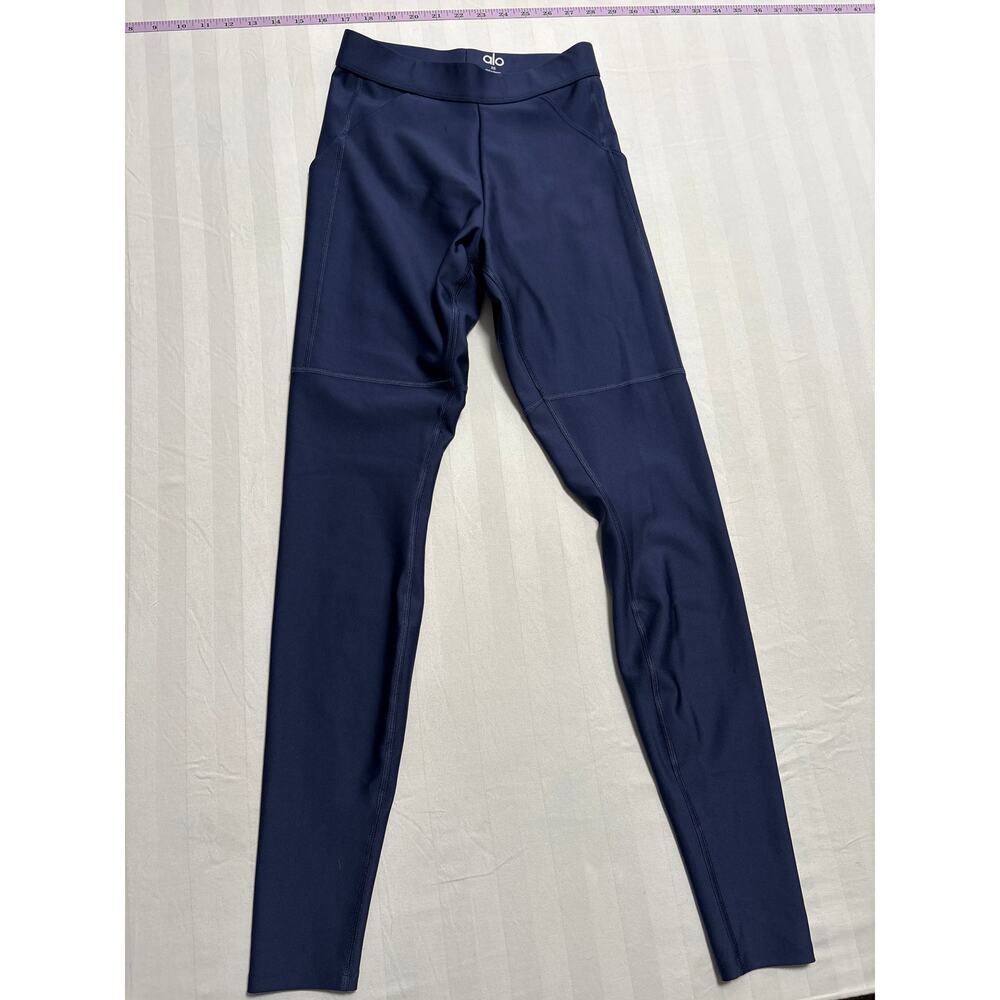Alo Yoga Navy Blue High Waist Pocket Leggings Women’s XS